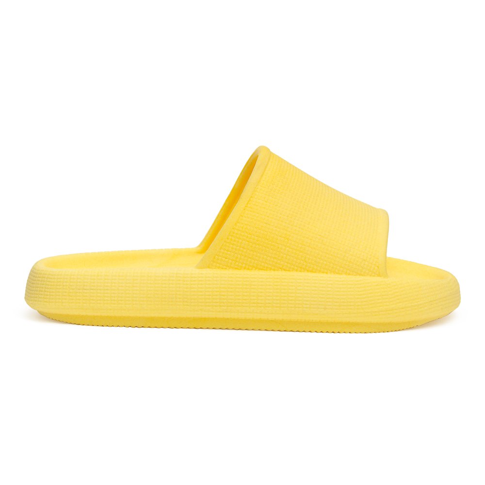Kit Sandália Slider Colorê Amarela Grade 8 Pares - Numeração 25 A 32