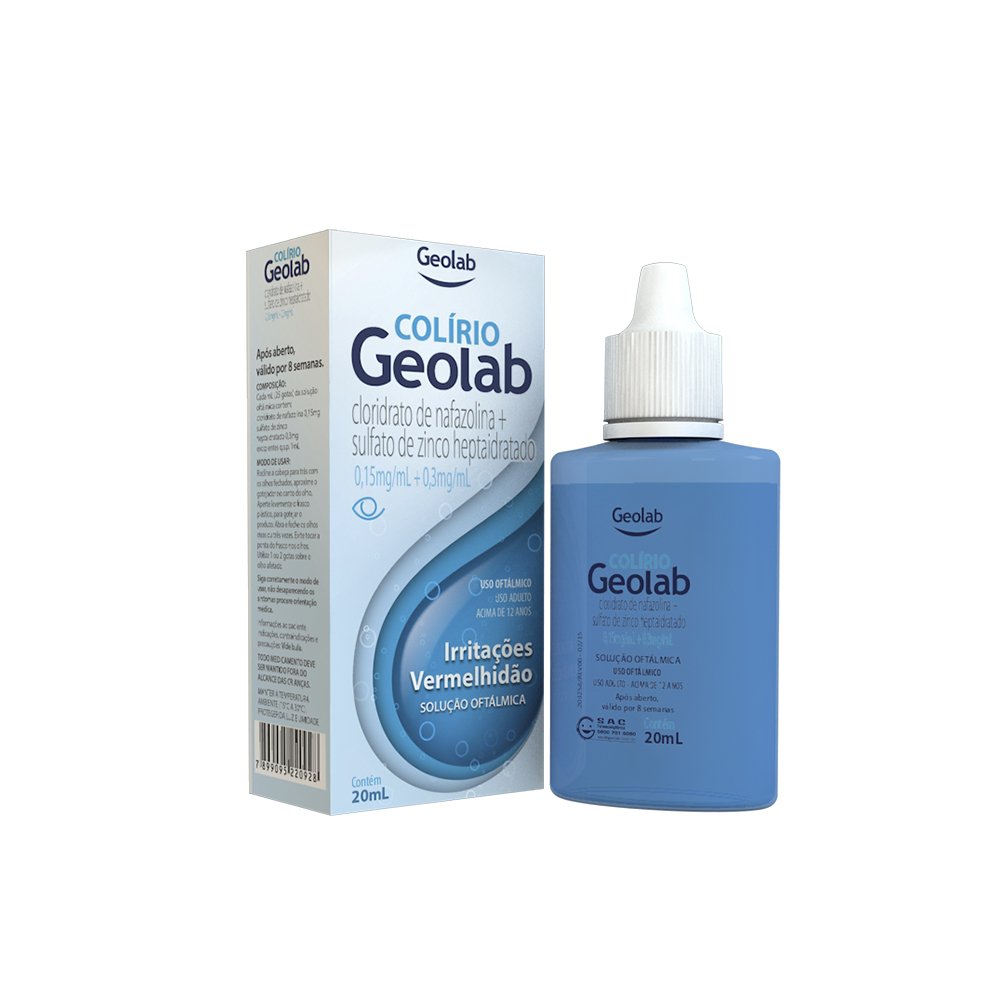 Colirio Geolab Frasco Gotas 20Ml - GEOLAB | Martins Atacado
