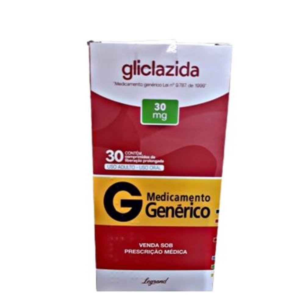 Gliclazida 30mg com 30 comprimidos