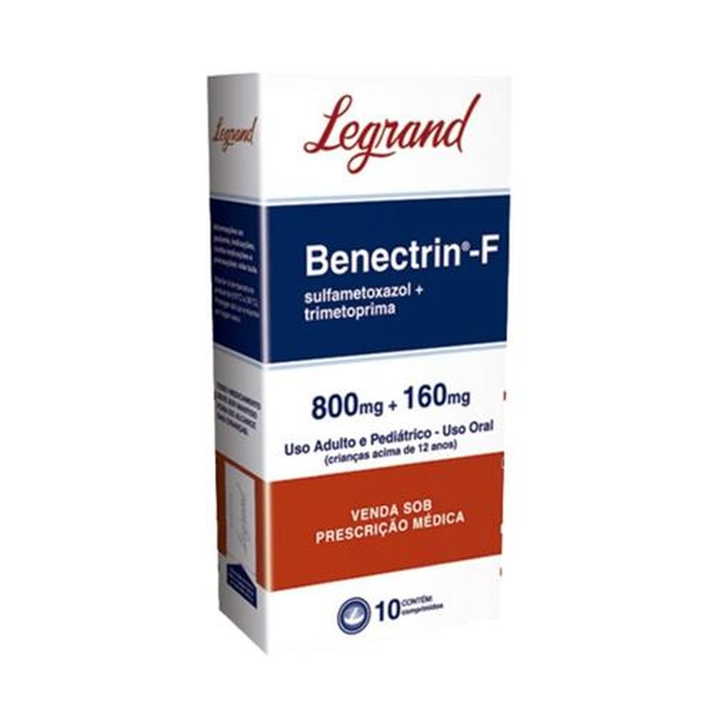Benectrin F 800mg + 160mg com 10 Comprimidos | Martins Atacado