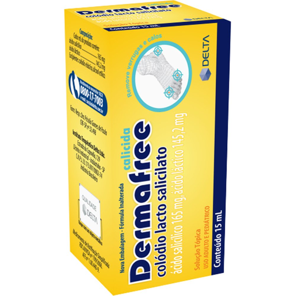 Dermafree Solução Top Frasco 15Ml - DELitroA