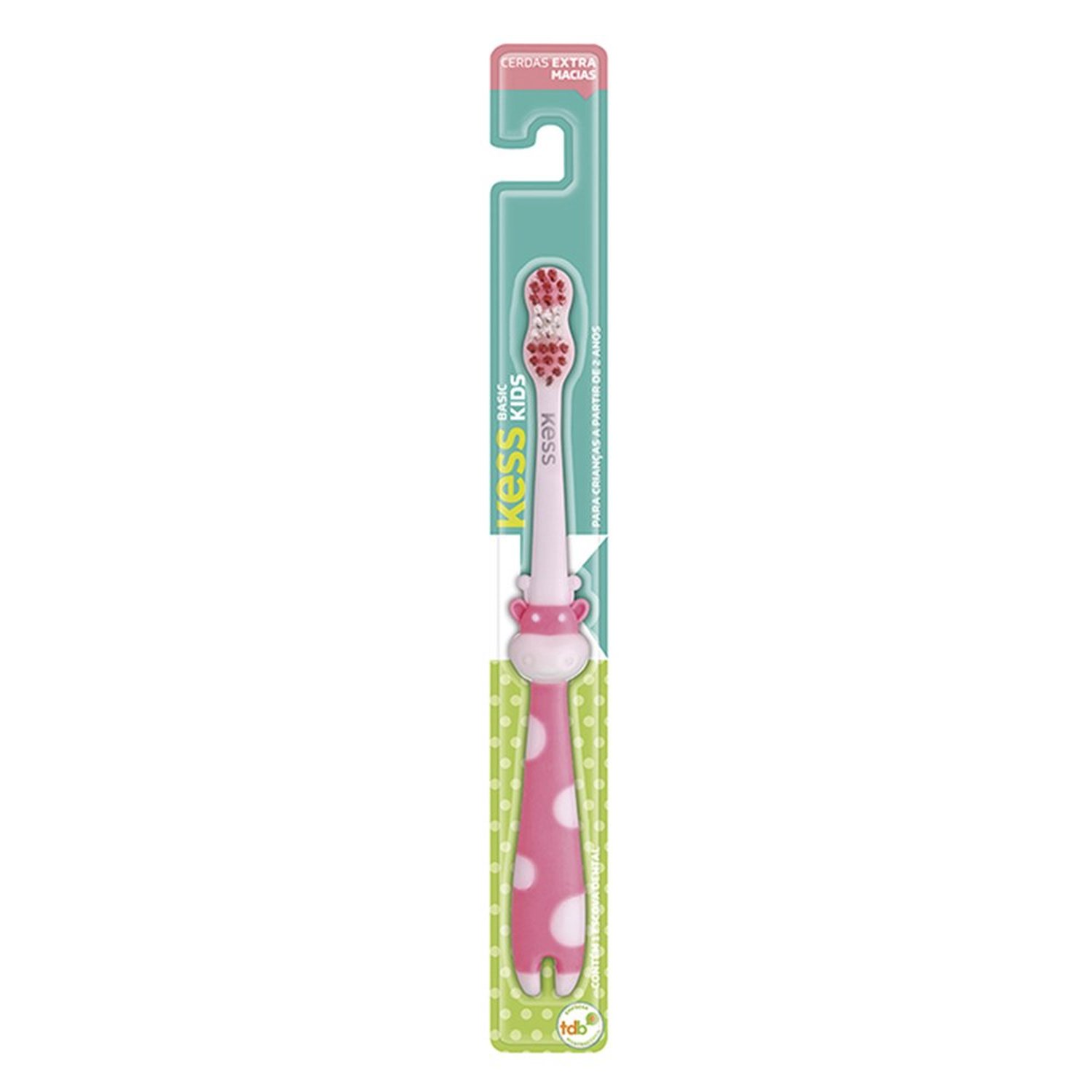 Escova Dental Kess Kids Basic Pets Macia