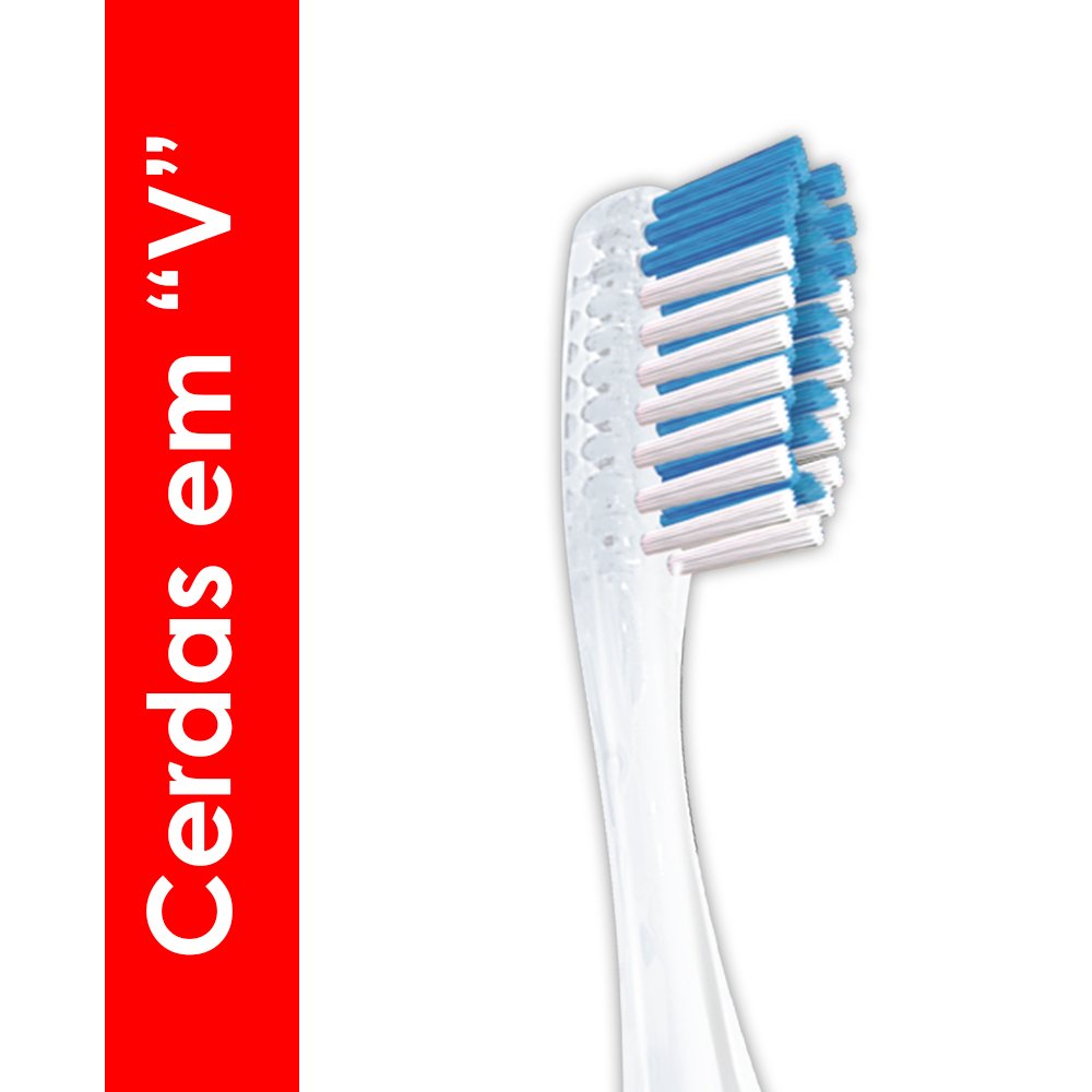 Kit 1 Escova Dental + 2 Escovas Interdentais Cônicas + 1 Passa-Fio Dentalclean
