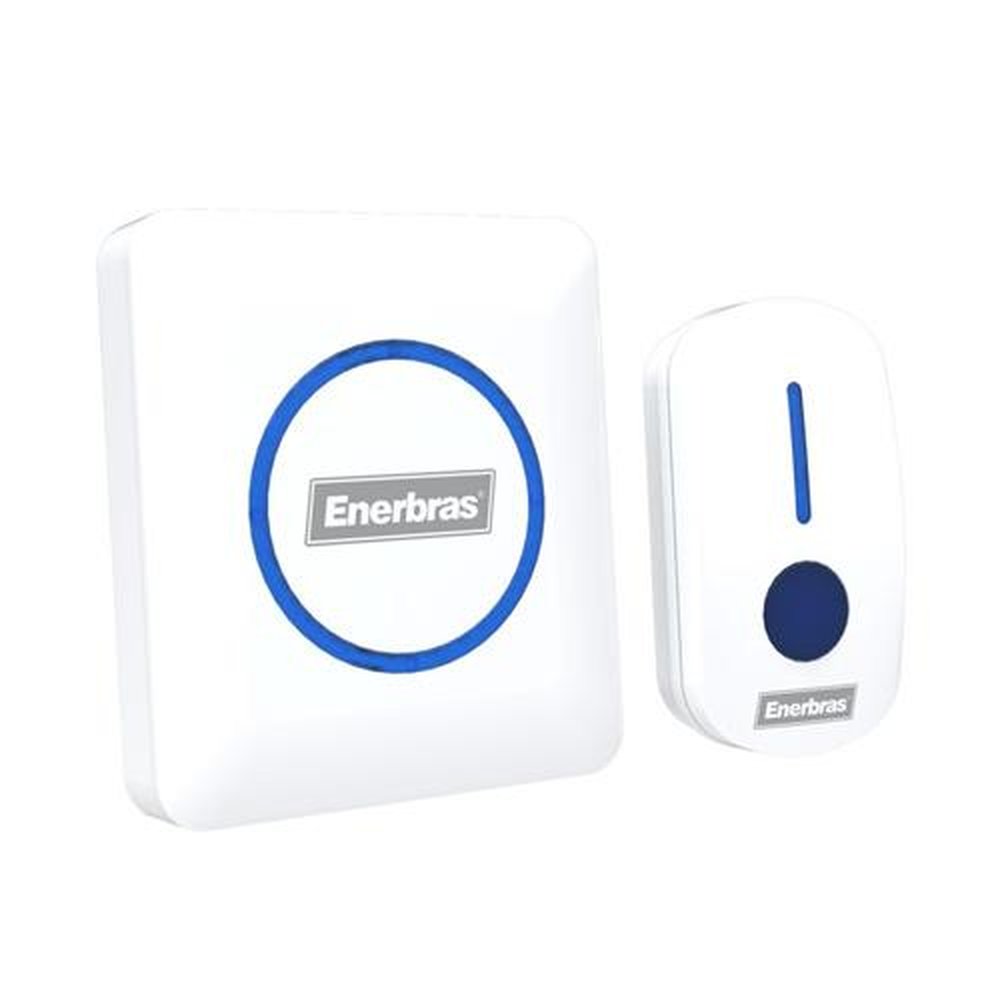 Campainha Wireless Codificada Plugue Enerbras CM003-E