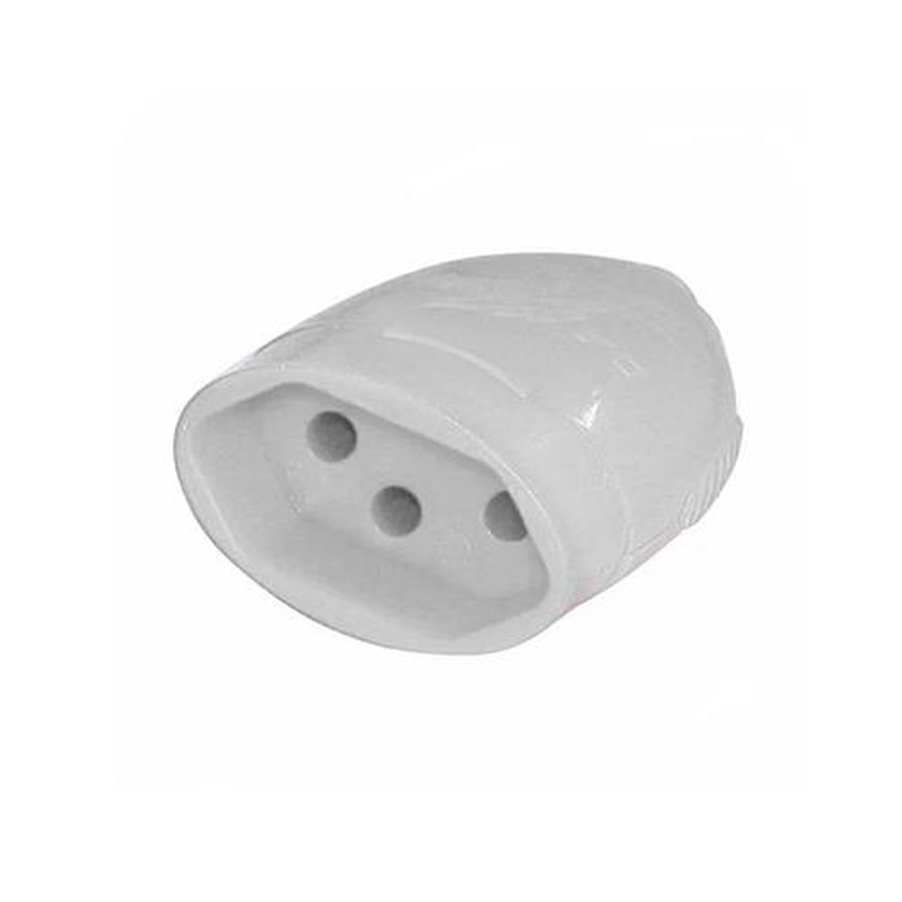 Tomada Desmontável 2p+T 20a Branca Daneva Dn1612