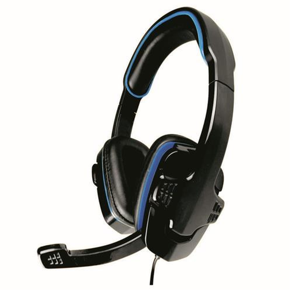 Headset Gamer K-mex Ar-s501 Preto/azul C/microfone Ars5010s10pab0x