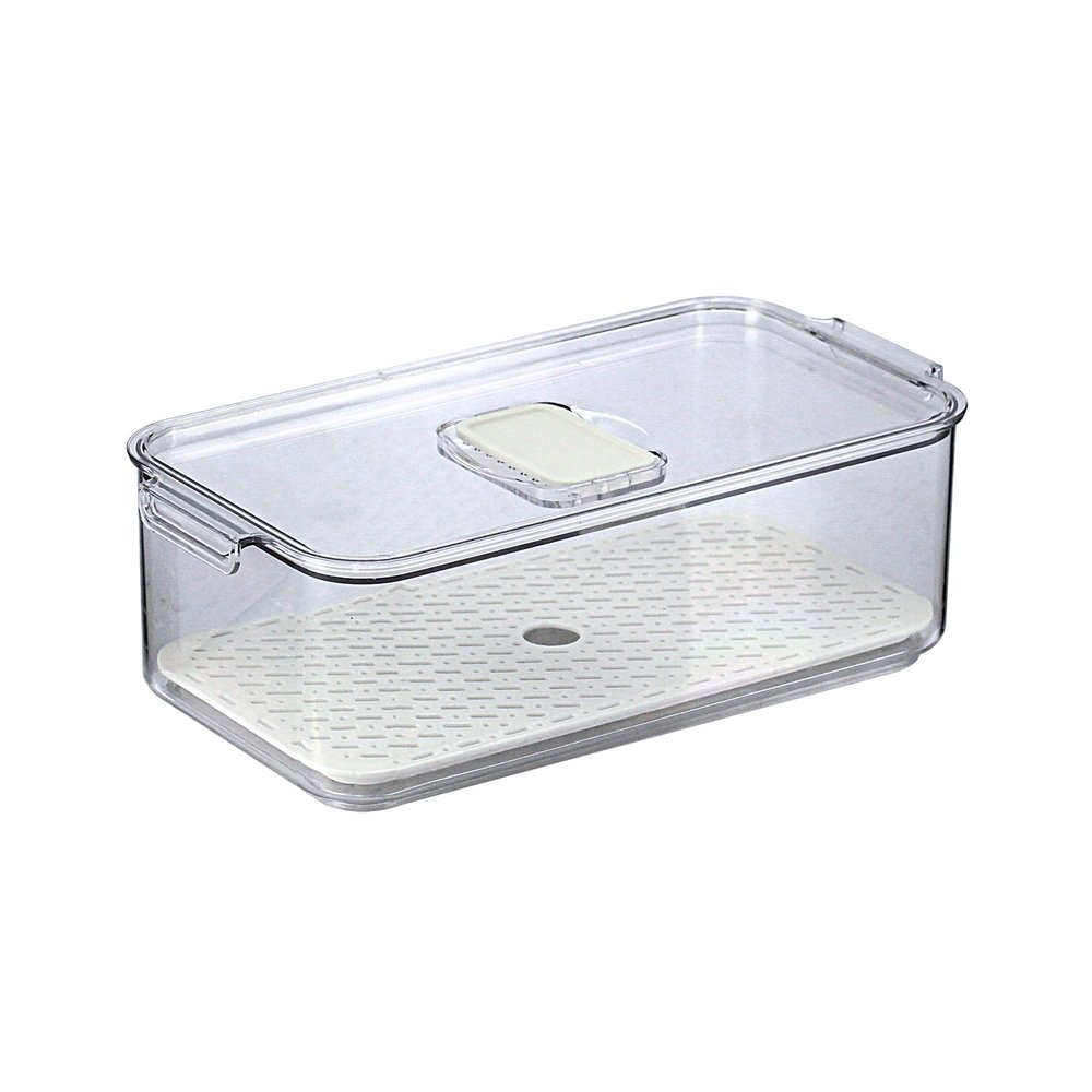 Organizador Geladeira Com Escorredor 32x16,5x10cm