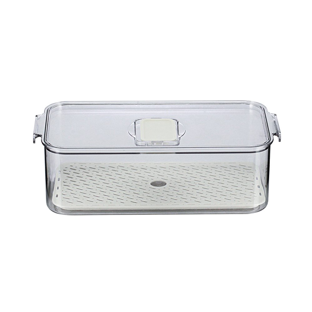 Organizador Geladeira Com Escorredor 32x16,5x10cm