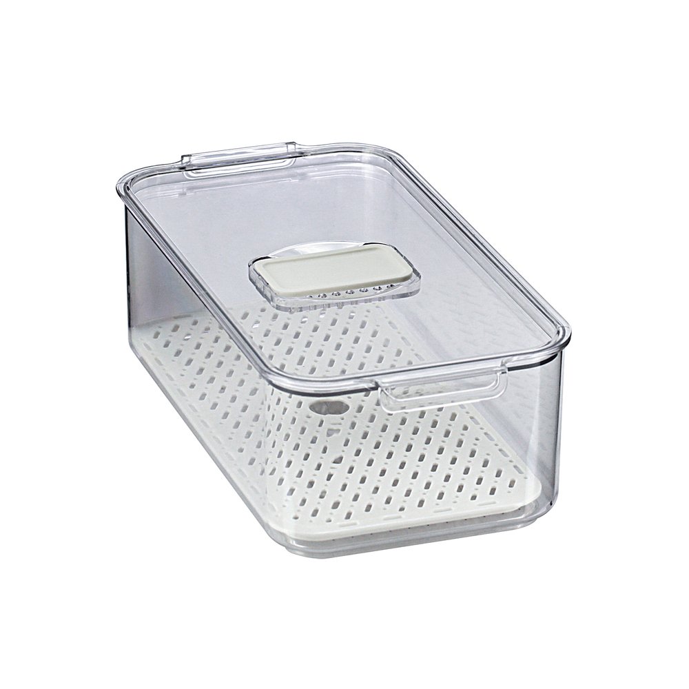 Organizador Geladeira Com Escorredor 32x16,5x10cm