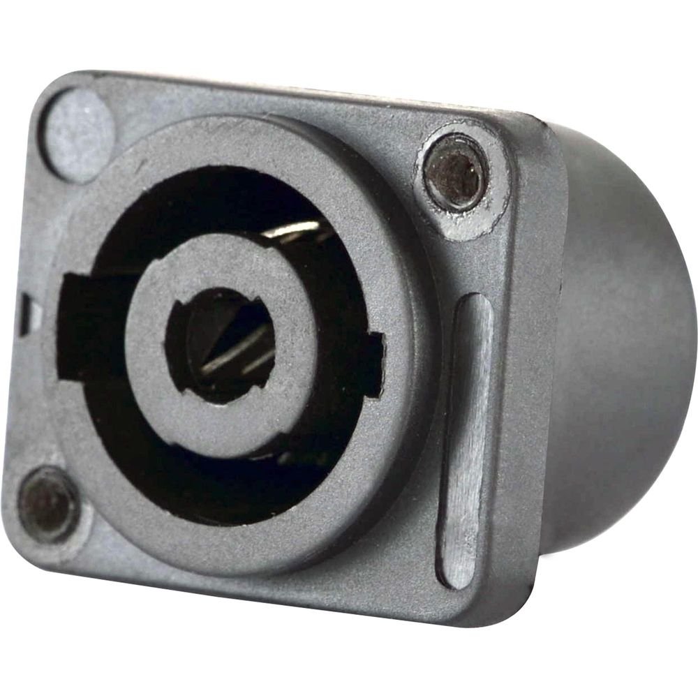 Conector Speakon Fêmea Plástico 4 Vias Genérico