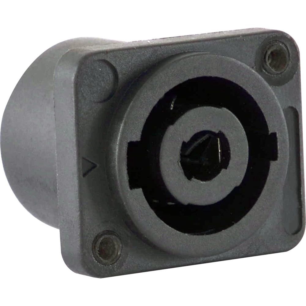Conector Speakon Fêmea Plástico 4 Vias Genérico