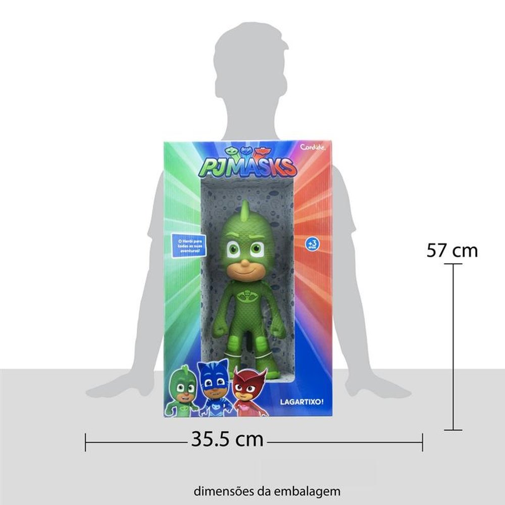 Boneco Vinil PJMASK Lagartixo