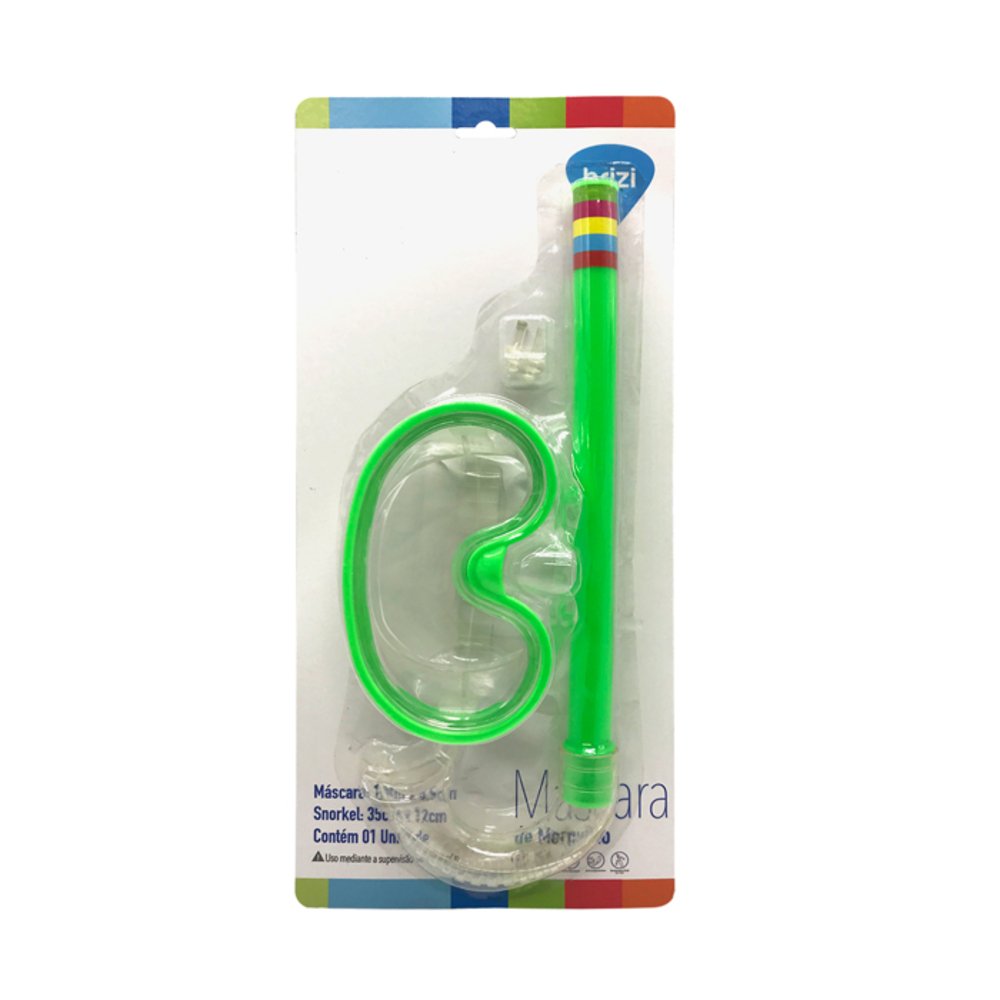 Máscara De Mergulho e Snorkel Infantil