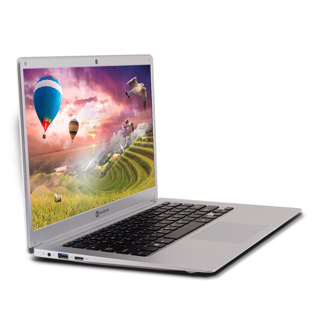 Notebook GT Silver Intel Dual-Core 4GB SSD 64GB 14"