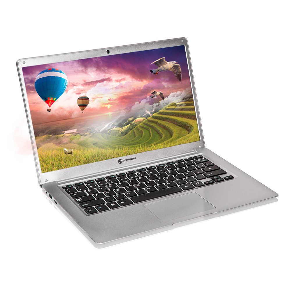 Notebook GT Silver Intel Dual-Core 4GB SSD 64GB 14"