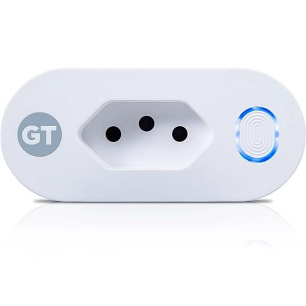 Tomada Inteligente 16A Wi-Fi Liga e Desliga via Aplicativo Compatível com Alexa e Google Assistente | GT