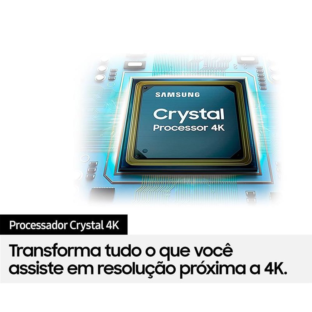 Smart TV Samsung 55" Crystal UHD 4K 55AU8000