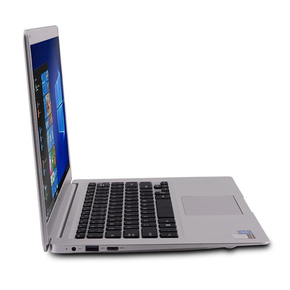 Notebook GT Silver Intel Dual-Core 4GB SSD 64GB 14" Windows 10