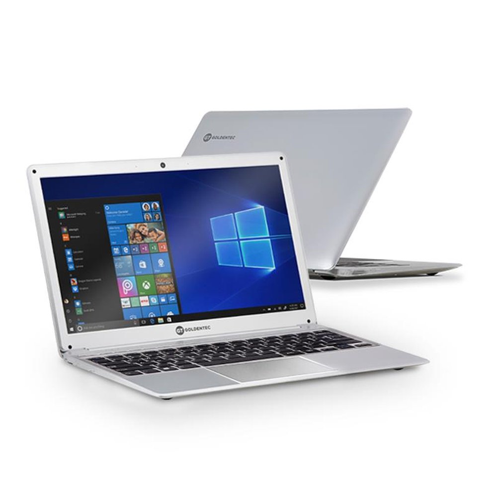 Notebook GT Silver Intel Dual-Core 4GB SSD 64GB 14" Windows 10
