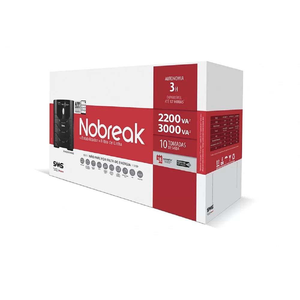 Nobreak SMS Power Vision 3000VA Bi-115 NG - 27747