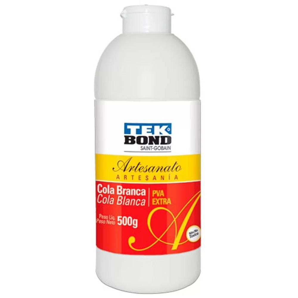 Cola Branca Pva Artesanato 500G Tek Bond
