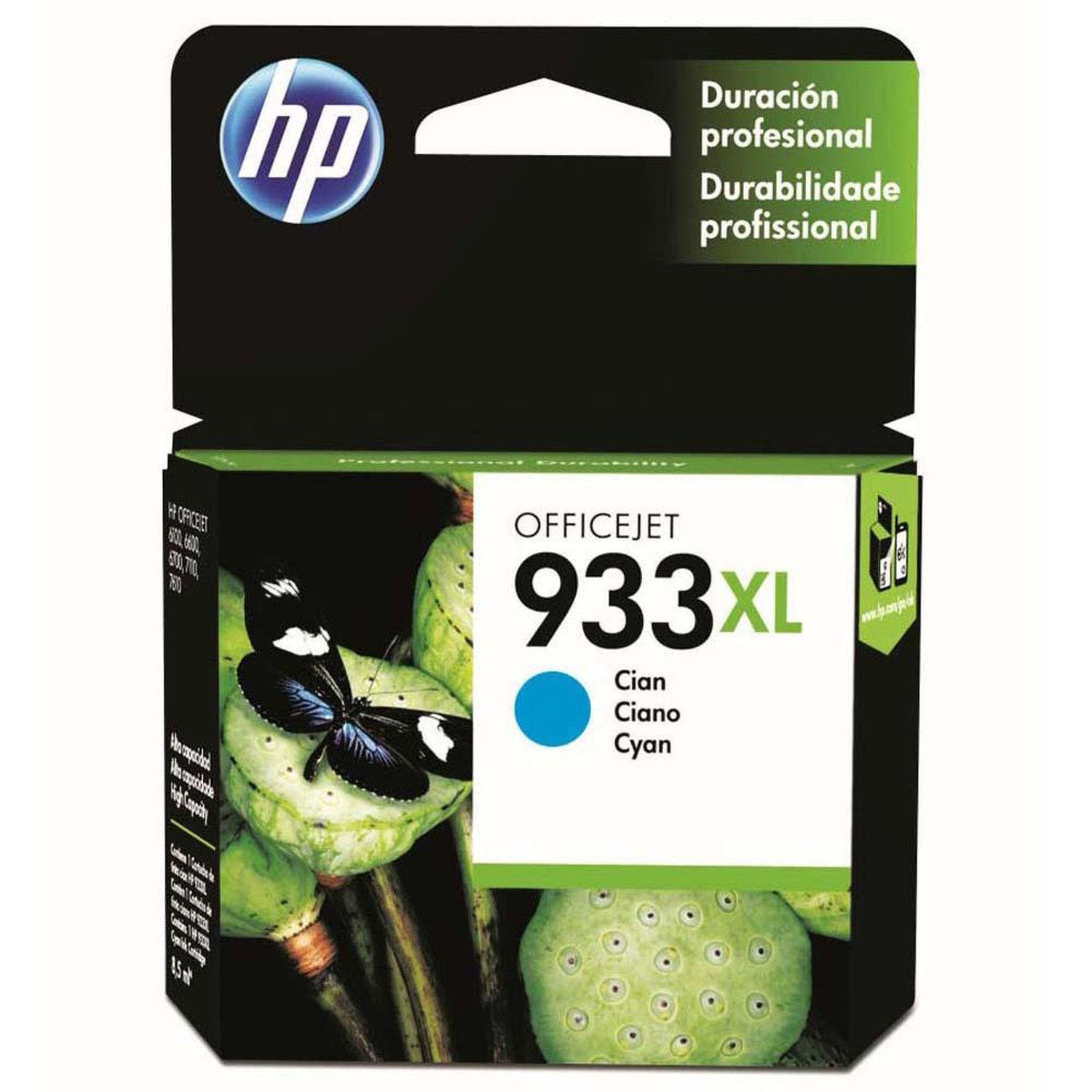 Tinta Para Impressora Cartucho Hp Cn054al N933xl Cian