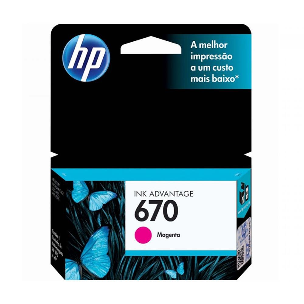 Cartucho hp cz115ab n 670 magenta