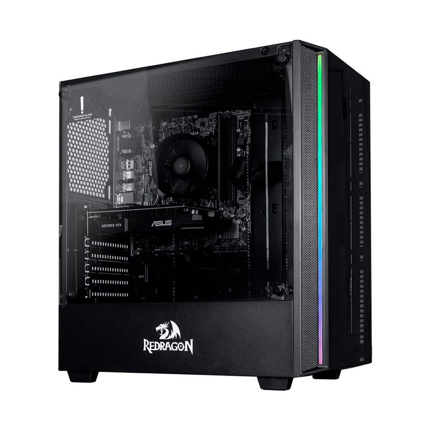 Pc gamer redragon agnus amd ryzen 5 2400g/ 8gb/ ssd 256gb/ win 10 trial