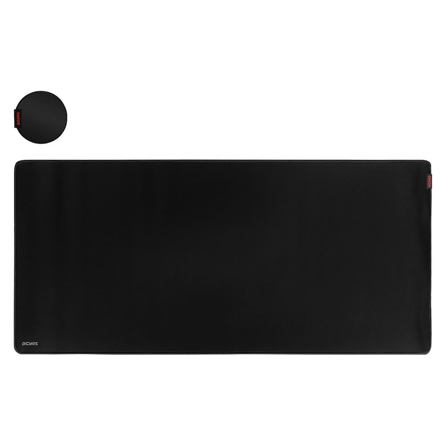 Mousepad Pcyes Black Extended - Estilo Speed Preto - 900x420mm - Pmc90x42b