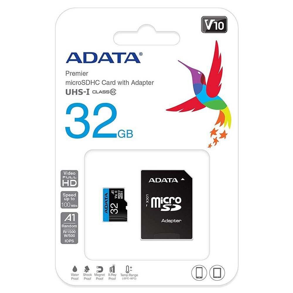 Cartão De Memória Adata Microsdxc Premier 32Gb C10