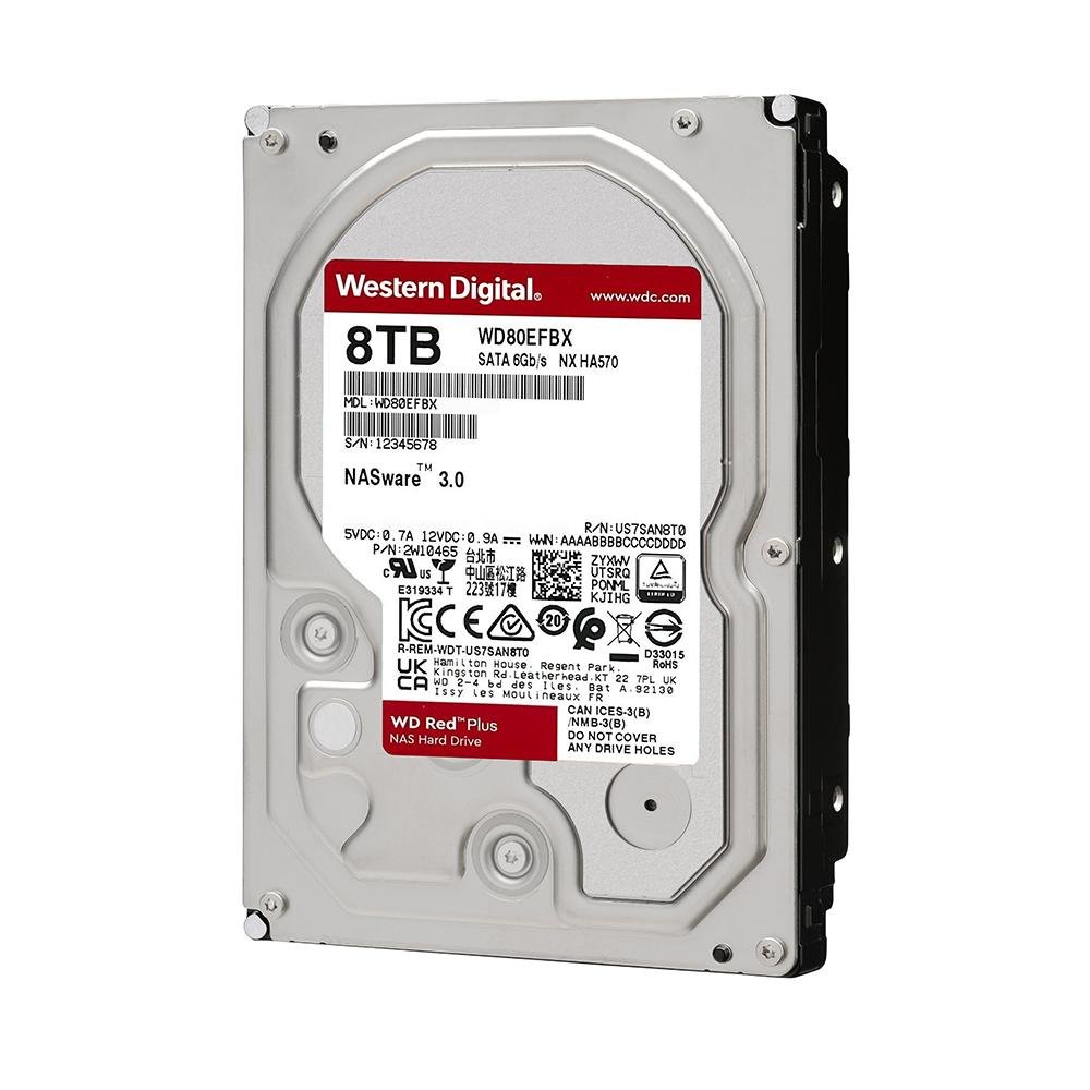 Hdd Wd Red 8 Tb Nas Para Servidor 24x7 -wd80efbx