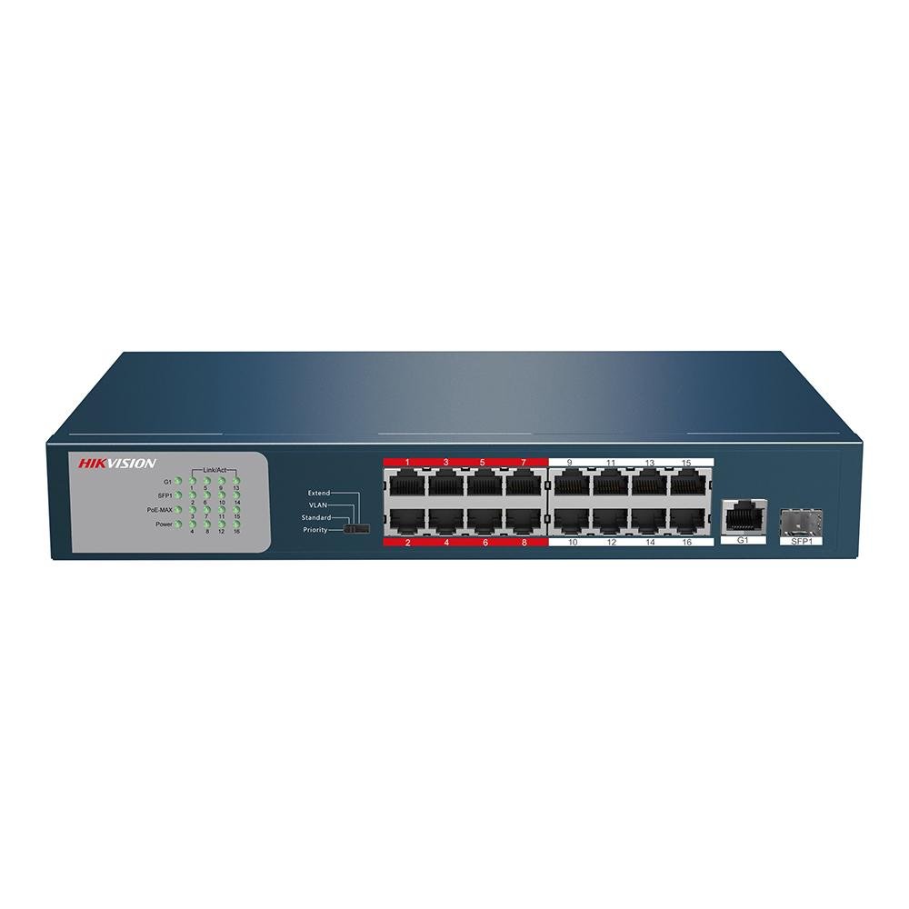 Switch Poe Ds-3e0318p-e/m(b) Hikvision