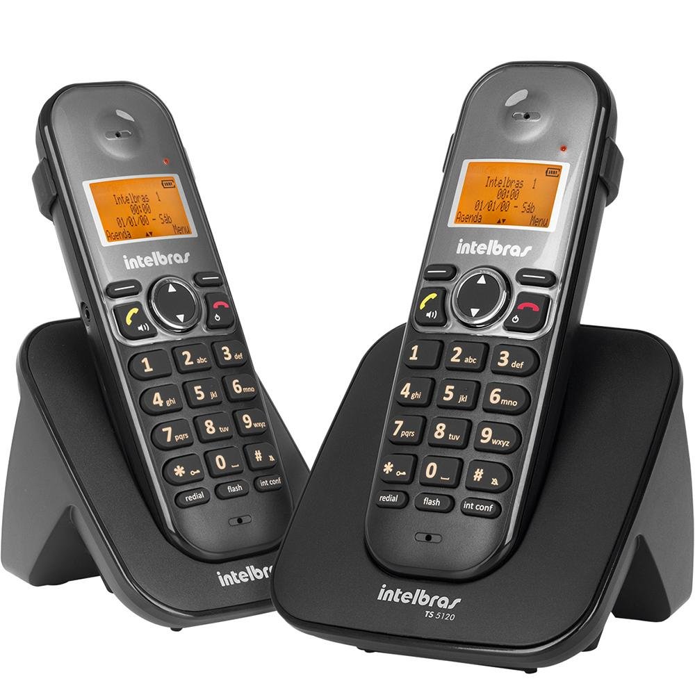 Telefone Intelbras Ts 5122 Sem Fio Com Ramal Adicional - 4125122