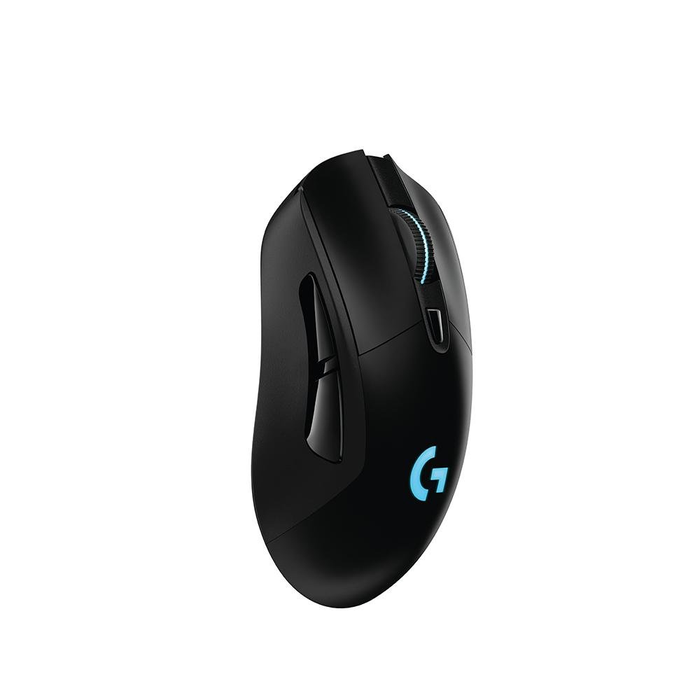 Mouse Logitech Gamer G703 Hero Lightspeed Sem Fio Preto - 910-005639