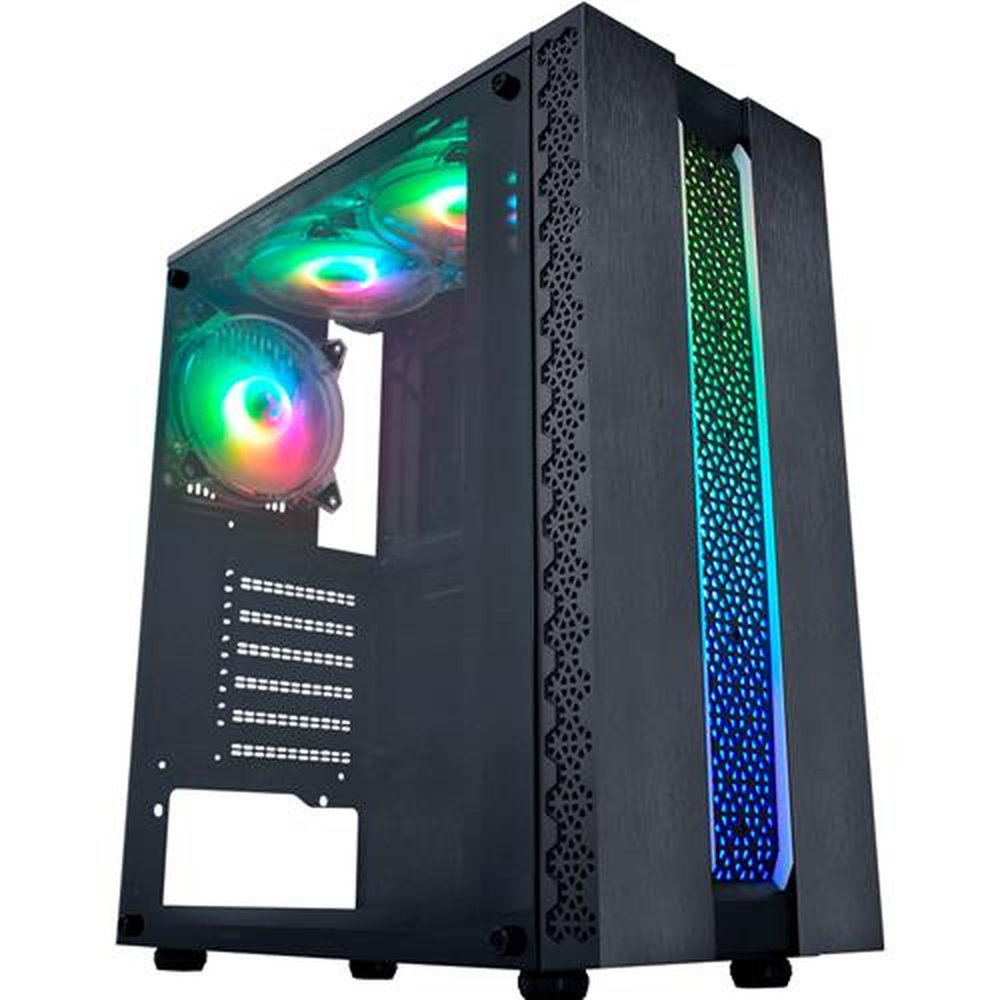 Gabinete Gamer K-mex Kratos Cg-42tp Preto - Cg42tprh001cb0x