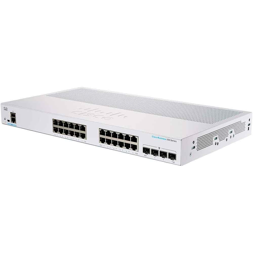 Switch Cisco Cbs350-24t-4g, 24x 10/100/1000, 4x Sfp