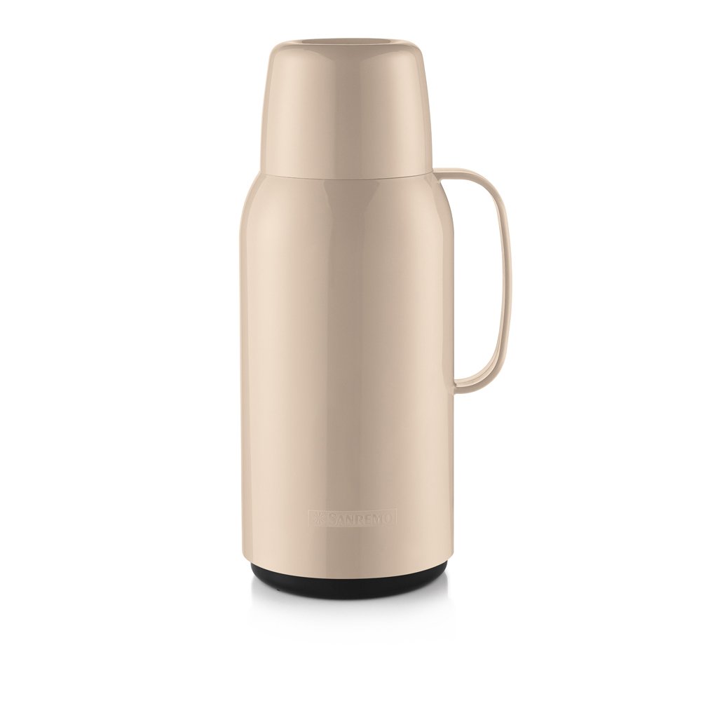Garrafa Termica Plastico Amar 1L Bege
