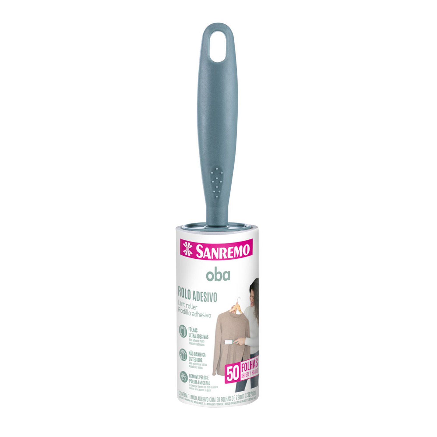 Rolo Adesivo Para Pelos 50 Folhas