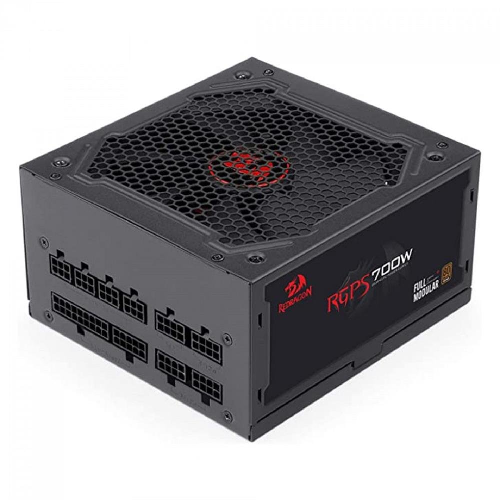 Fonte Redragon Rgps, 700W, 80 Plus Bronze, Pfc Ativo, Full Modular, Preto