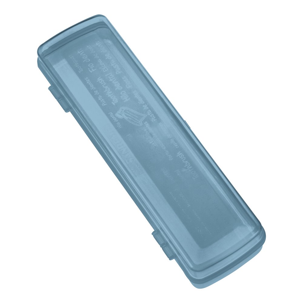 Porta Escova Dentes Plastico Sanremo Azul