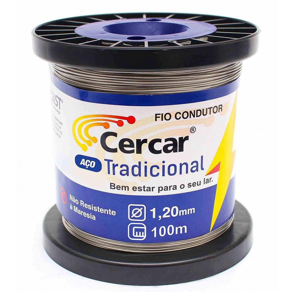 Arame Cerca Eletr 1,2mm 1kgfioaco Duplgalv Igecast