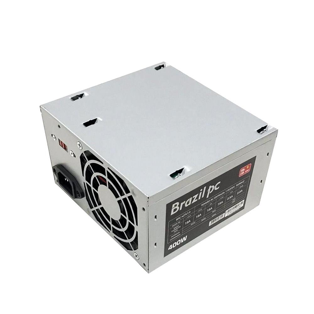 Fonte De Alimentacao Brazilpc 400w Real Atx 24 Pinos - Bpc-427v1.0