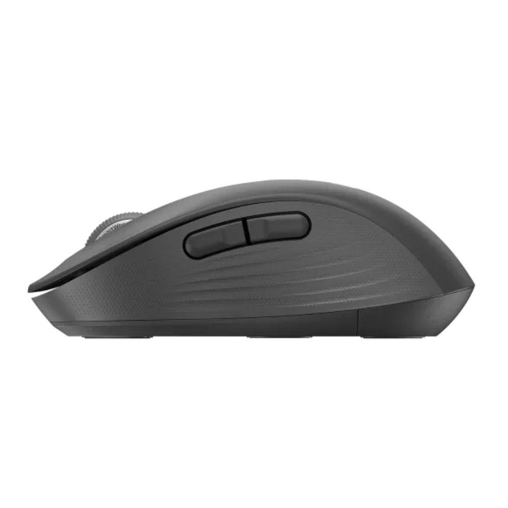 Mouse Sem Fio Logitech Signature M650 L, SmartWheel, Botoes laterais personalizaveis, SilentTouch, Bluetooth, USB, Grafite - 910-006231