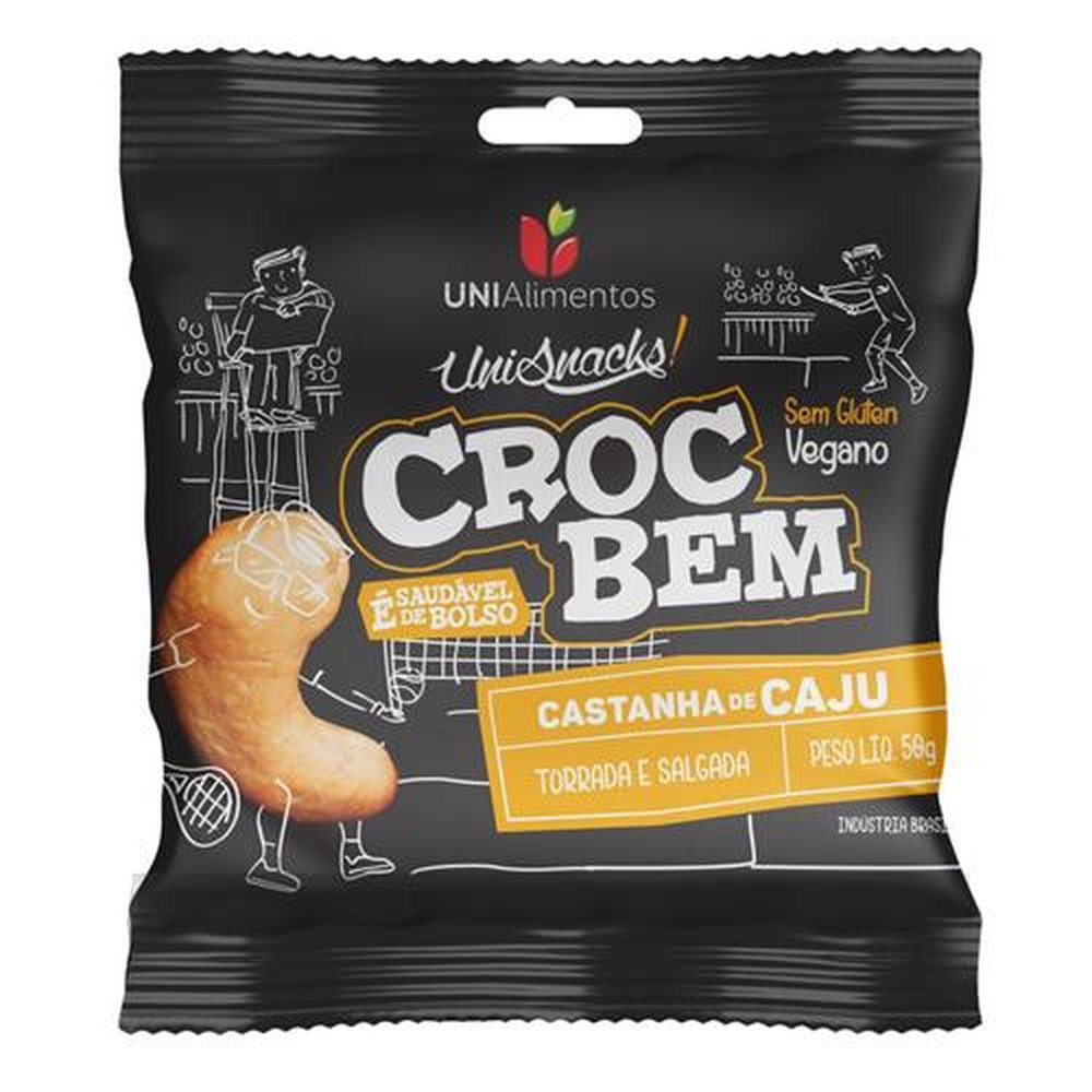 Nuts Croc Bem Castanha de Caju 24x50g