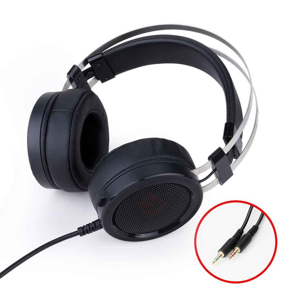 Headset gamer redragon h901 scylla preto