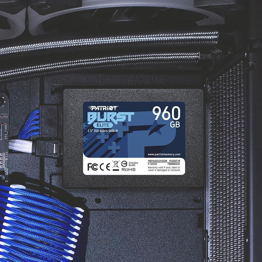 SSD Patriot Burst Elite, 960GB, Sata III, 2.5´