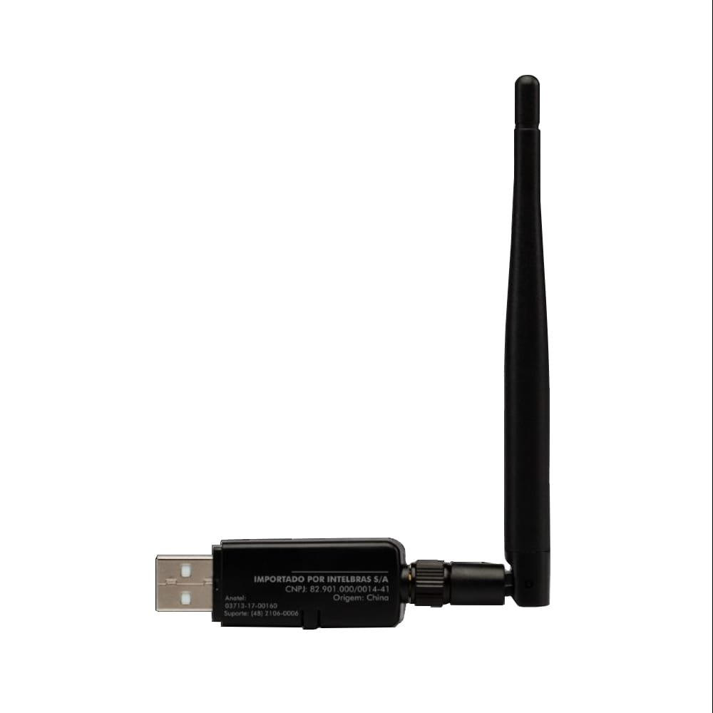 Adaptador Wireless Intelbras IWA 3001 - USB, Preto