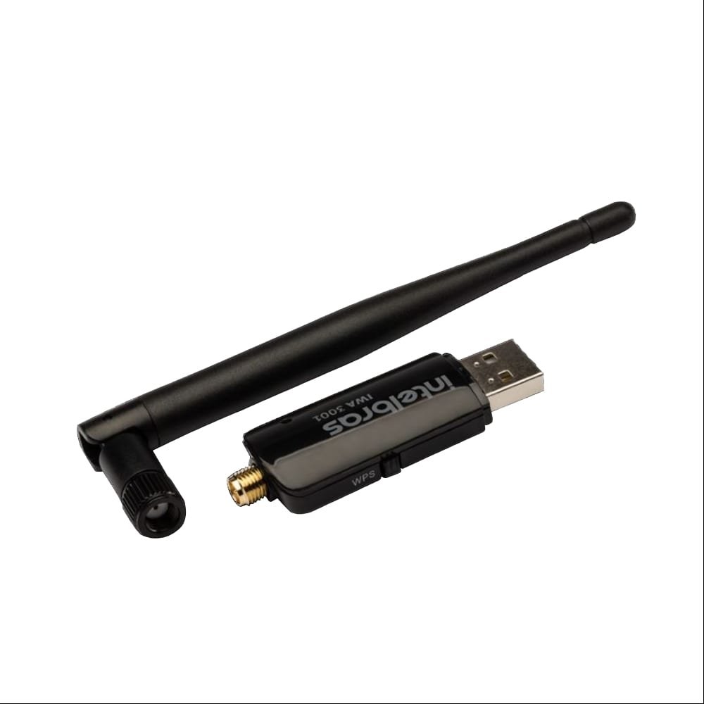 Adaptador Wireless Intelbras IWA 3001 - USB, Preto