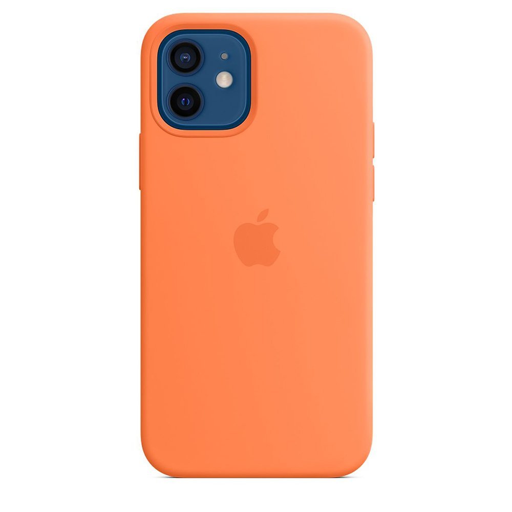 Capa para iPhone 12 / 12 Pro Apple Silicone Laranja kinkan