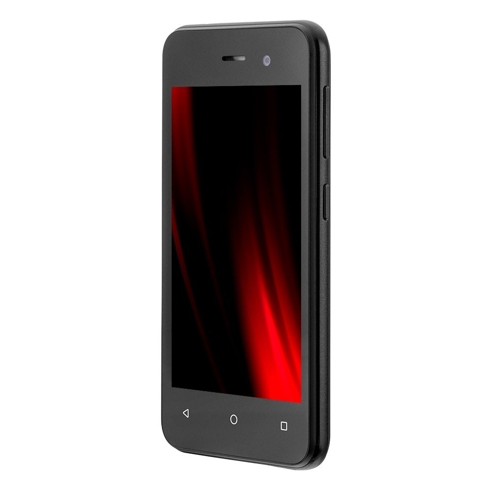 Smartphone Multilaser E Lite 2 Preto, Tela de 4" - 3G+Wi-Fi, Android 10, Câm. Tras. de 2MP e Frontal de 2MP, 1GB RAM, 32GB